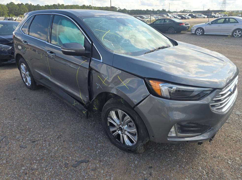 Ford Edge Titanium 2024 Gray 2.0L vin: 2FMPK4K90RBA49072 - 2FMPK4K90RBA49072