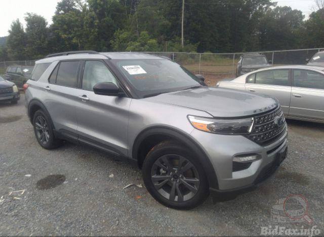 Ford Explorer Xlt 2023 Silver 2.3L vin: 1FM5K8DH2PG830859 - 1FM5K8DH2PG830859