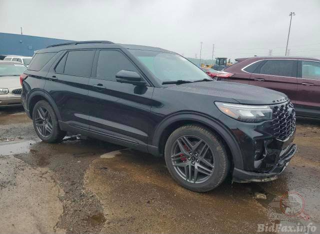 Ford Explorer St 2025 Black 3.0L vin: 1FMWK8GC8SGB39592 - 1FMWK8GC8SGB39592