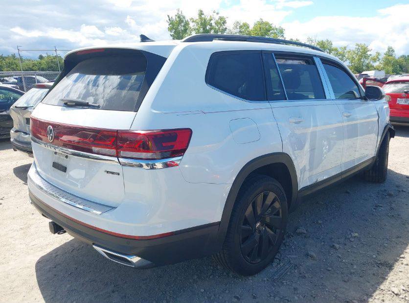 Volkswagen Atlas 2.0T Se W/Technology 2024 White 2.0L vin: 1V2KR2CA1RC505828 - 1V2KR2CA1RC505828