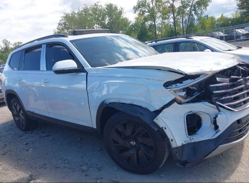 Volkswagen Atlas 2.0T Se W/Technology 2024 White 2.0L vin: 1V2KR2CA1RC505828 - 1V2KR2CA1RC505828