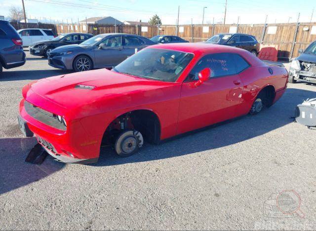 Dodge Challenger Sxt 2023 Red 3.6L vin: 2C3CDZAG2PH545905 - 2C3CDZAG2PH545905
