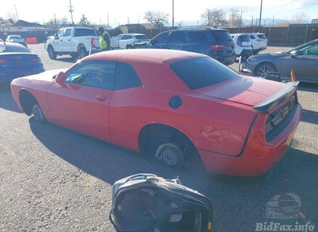 Dodge Challenger Sxt 2023 Red 3.6L vin: 2C3CDZAG2PH545905 - 2C3CDZAG2PH545905