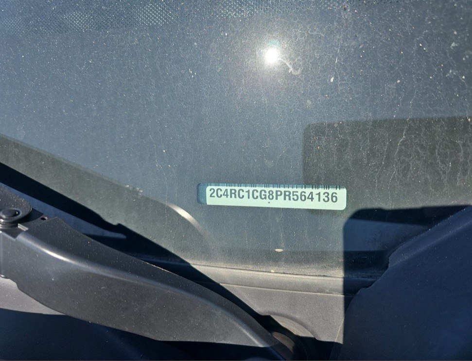 Chrysler Voyager Lx 2023 Black 3.6L vin: 2C4RC1CG8PR564136 - 2C4RC1CG8PR564136