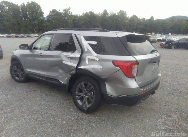 Ford Explorer Xlt 2023 Silver 2.3L vin: 1FMSK8DH2PGB30859 - 1FMSK8DH2PGB30859