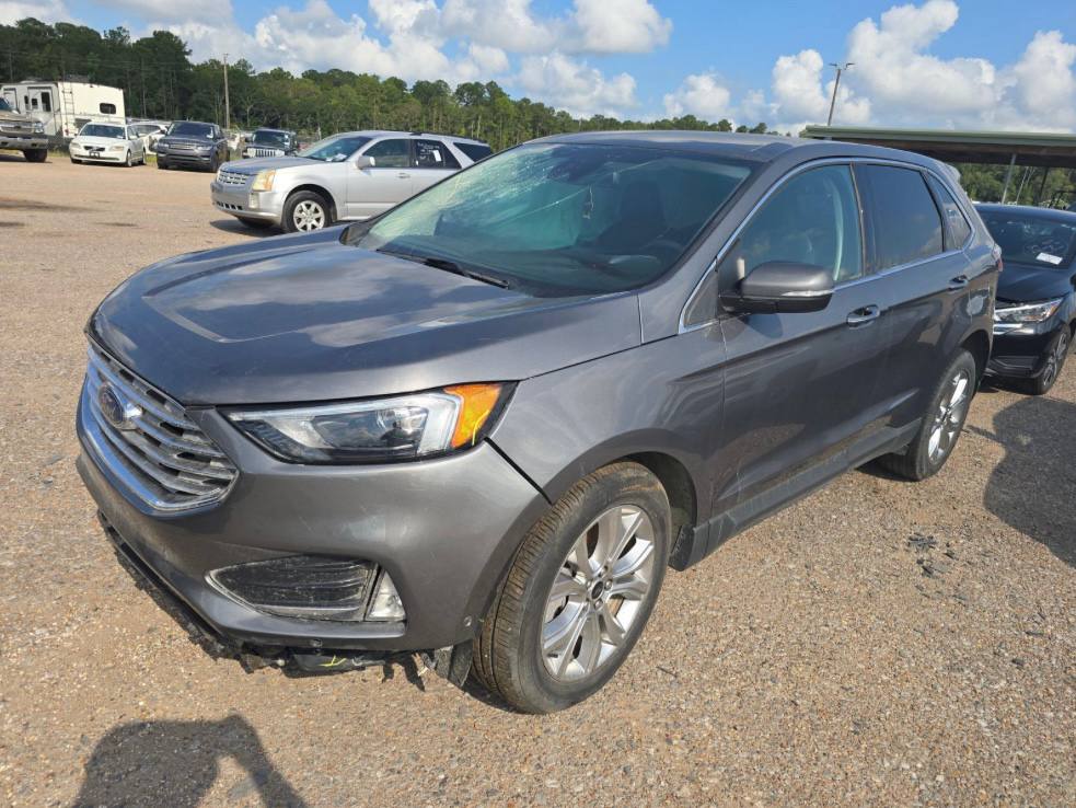 Ford Edge Titanium 2024 Gray 2.0L vin: 2FMPK4K90RBA49072 - 2FMPK4K90RBA49072