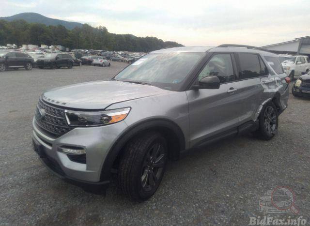 Ford Explorer Xlt 2023 Silver 2.3L vin: 1FM5K8DH2PG830859 - 1FM5K8DH2PG830859