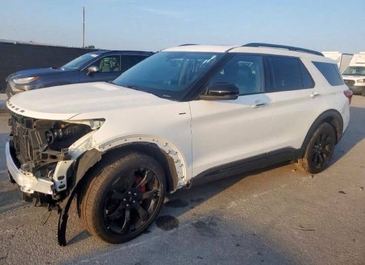 Ford Explorer St-Line 2024 White 2.3L vin: 1FMSK8KH8RGA18119 - 1FMSK8KH8RGA18119